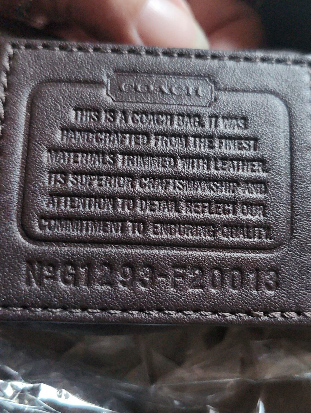 Coach NWOT 2012 (Style F20013). Inlaid Patchwork Shoulder Bag No Callouts - Picture 8 of 8